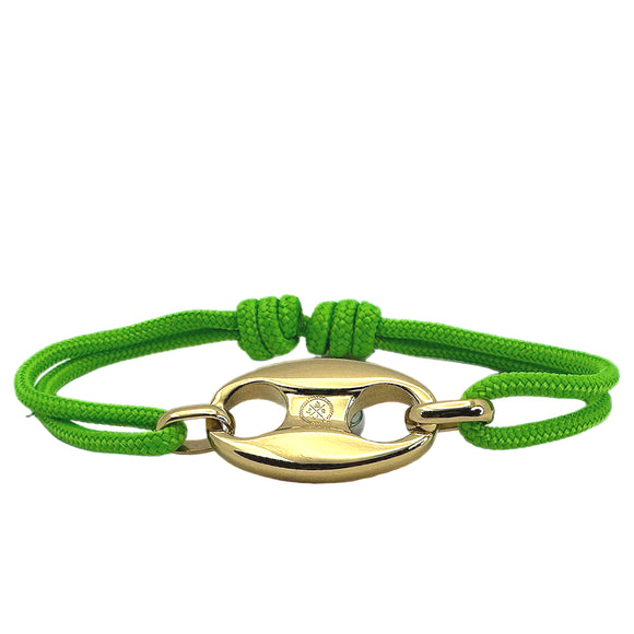 Mariner Knots Neon Green/ Gold