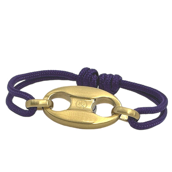 Mariner Knots Purple/Brushed Gold