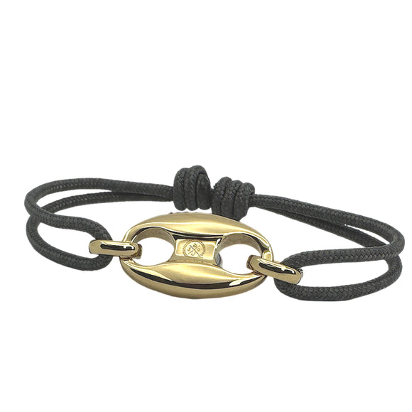 Mariner Knots Charcoal/Gold