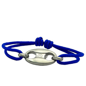 Mariner Knots Royal Blue/Brushed Silver