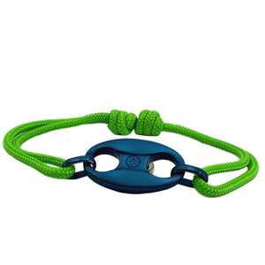 Mariner Knots Neon Green/Blue Matte