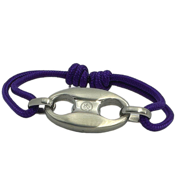 Mariner Knots Purple/Brushed Silver
