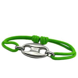 Mariner Knots Neon Green/ Silver