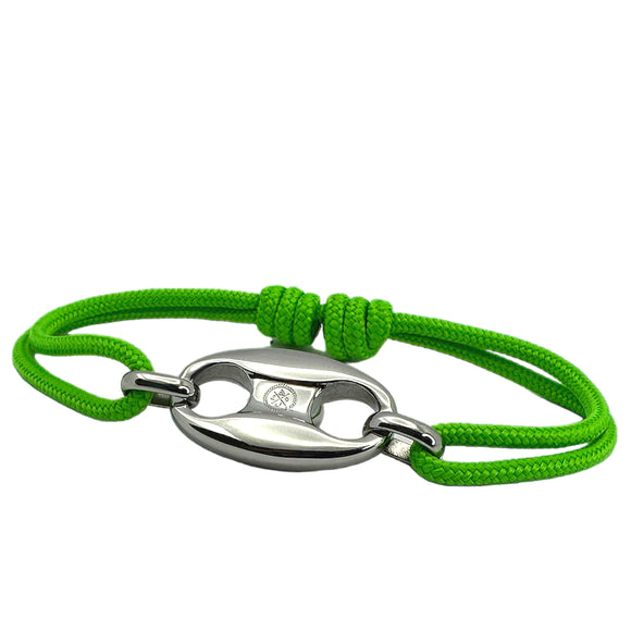 Mariner Knots Neon Green/ Silver