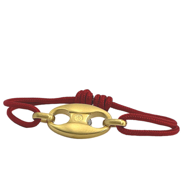 Mariner Knots Red/Brushed Gold