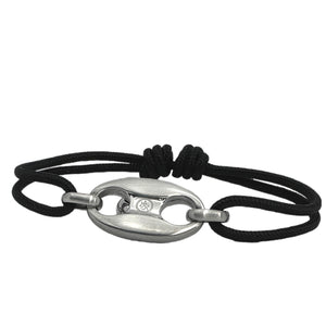 Mariner Knots Black/Brushed Silver