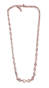 SS Mariner Link Necklace Rose Gold