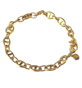 Mariner Link Chain Bracelet Gold