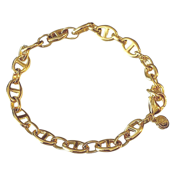 Mariner Link Chain Bracelet Gold