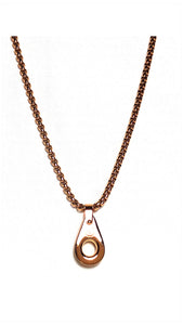 Stainless Steel Med Box Chain with Pulley Rose Gold