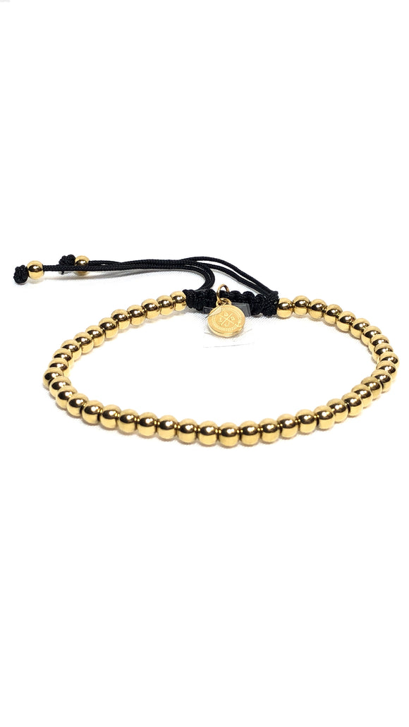 Small SS Beads Bracelets  Gold