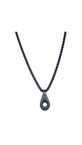 Stainless Steel Small Box Chain with Pulley Black (Matte)