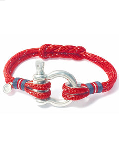 Double Cord Reflective Red with SS Shackle