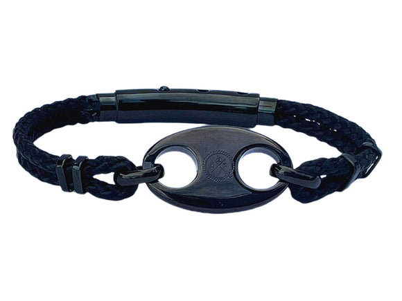 Double Cord Mariner Link Black Rope /  Black PVD