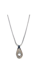 Stainless Steel Small Box Chain with Pulley Silver