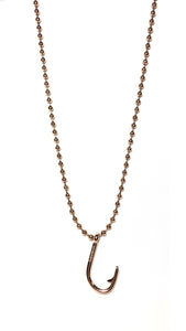 Stainless Steel Small Beads Chain with Hook Rose Gold