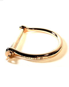 Shackle Bangle SS Gold