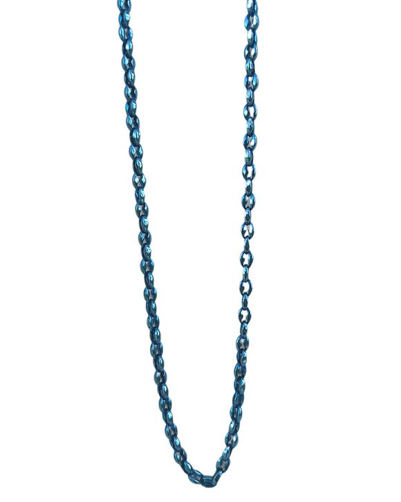 SS Mariner Link Chain Blue PVD