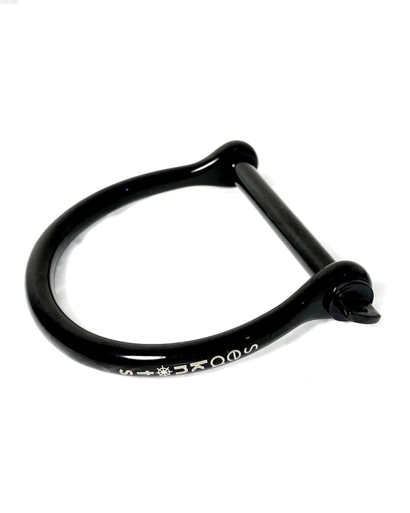 Shackle Bangle SS Black